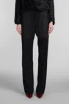 Blumarine Georgette Pants For Special Occasions In Black