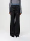 Blumarine Panelled Straight Trousers In Schwarz