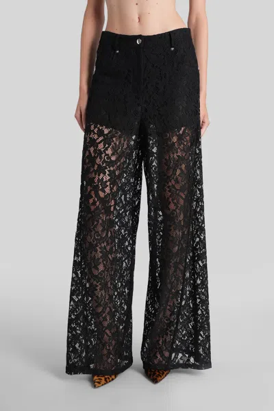Blumarine Pants In Black Polyester