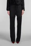 Blumarine Georgette Pants For Special Occasions In Black