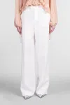 Blumarine Pants In White Viscose In White