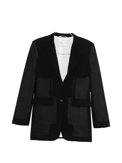 Blumarine Patch-pocket Blazer In Black