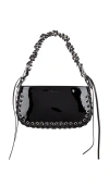 Blumarine Patent Leather Bag In Black
