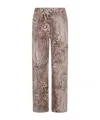 Blumarine Jeans In Brown Cotton In Nude