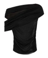 Blumarine Pendant Coat In Black