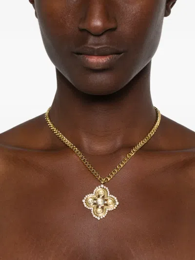 Blumarine Pendant-detail Necklace In Gold