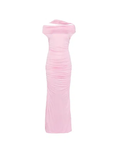 Blumarine Pink Maxi Dress