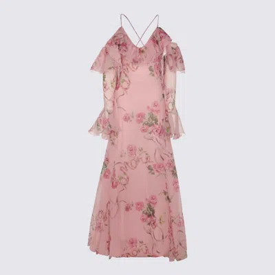 Blumarine Pink Midi Dress