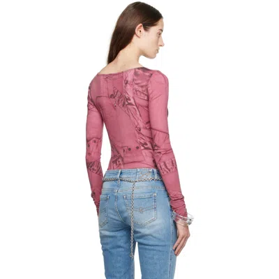 Blumarine Pink Printed Jumpsuit