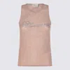 Blumarine Sleeveless Vest In Canyon Rose