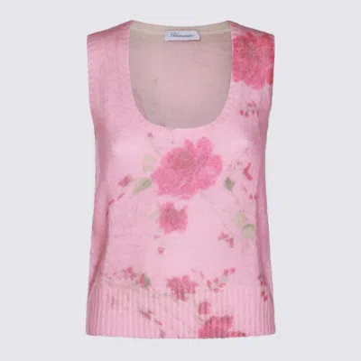 BLUMARINE PINK WOOL TOP
