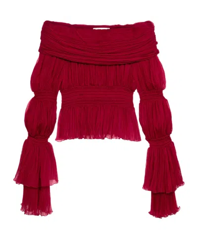 BLUMARINE PLEATED TOP