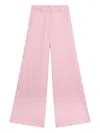 Blumarine Pleated Trousers In Pink
