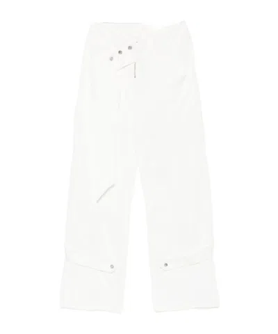Blumarine Pocket Casual Pants In White
