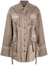 Blumarine Pocketed Denim Jacket