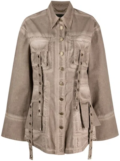 BLUMARINE BLUMARINE POCKETED DENIM JACKET