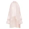 Blumarine Asymmetric Georgette Blouse
