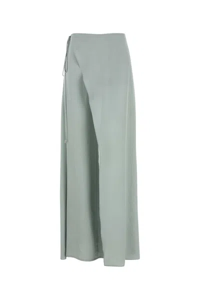 Blumarine Powder Blue Twill Pant