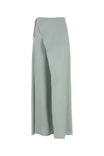 Blumarine Powder Blue Twill Pant