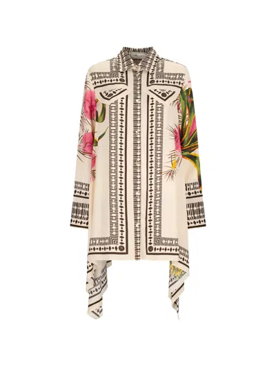 Blumarine Print Mini Dress In Multi