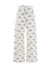 Blumarine Jeans In Butter/pink Geranio