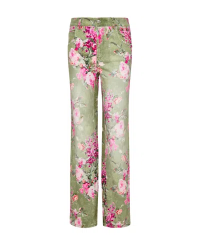 Blumarine Printed Casual Pants In Multi