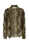 Blumarine Printed Georgette Shirt