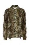 Blumarine Printed Georgette Shirt