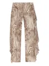 Blumarine Jeans With Belt Loops In Brown