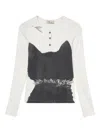 Blumarine Printed Jersey T-shirt In Multi