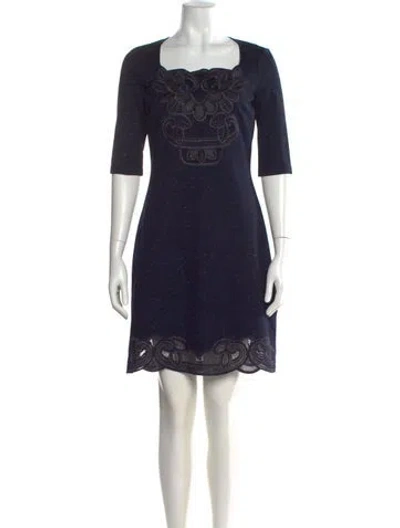 Pre-owned Blumarine Printed Mini Dress