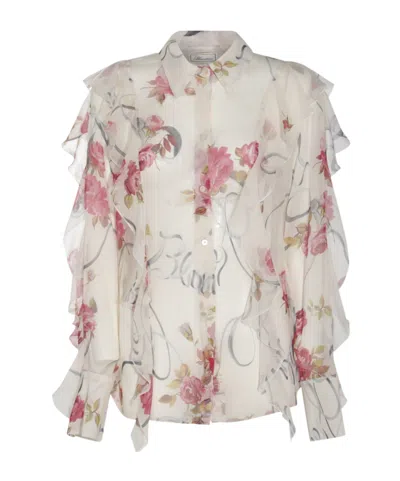 BLUMARINE PRINTED SHIRT