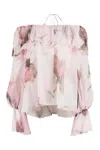 Blumarine Printed Silk Blouse