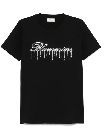 BLUMARINE RAISED-LOGO T-SHIRT