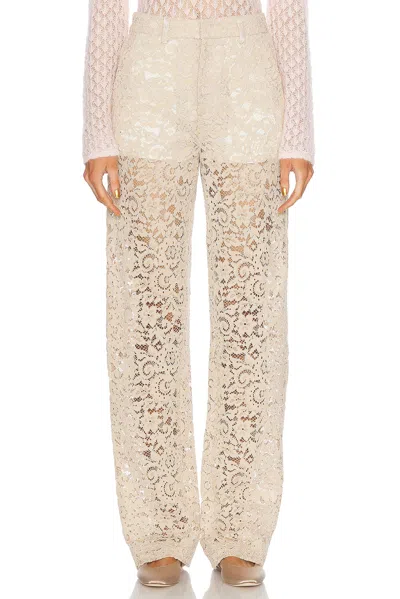 BLUMARINE REBRODE LACE PANT