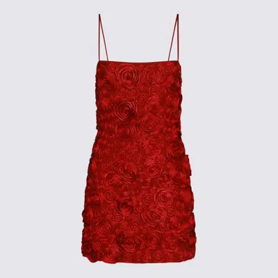 BLUMARINE RED VISCOSE MINI DRESS