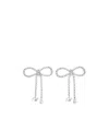 Blumarine Bow-motif Earrings In White