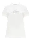 Blumarine Rhinestone-embellished T-shirt In White