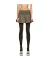 Blumarine Rhinestone Mini Skirt In Black