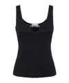 Blumarine Rib Knit Tank Top