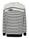 Blumarine Ribbed Crewneck In White