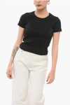 Blumarine Women Logo Cotton T-shirt In Multi