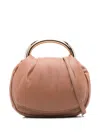 Blumarine Ring Tote Bag In Brown