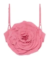 Blumarine Rose Effect Gabardine Sling In Pink
