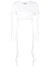 Blumarine T-shirt With Flounces And Ruffles
