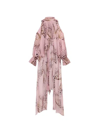 Blumarine Ruffled Blouse In Multi