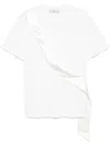 Blumarine Sash-detail T-shirt In White