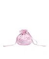 Blumarine Satin Clutch In Pink