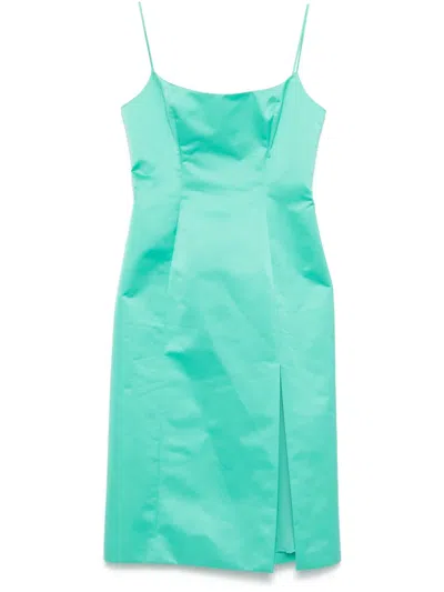Blumarine Satin Midi Dress