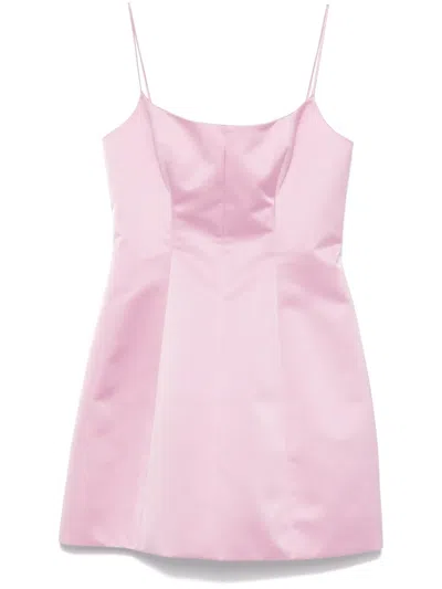 BLUMARINE SATIN MINI DRESS
